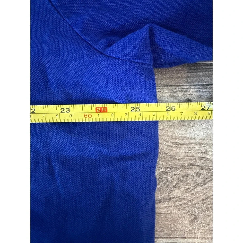 Polo Ralph Lauren Polo Shirt XXL Blue Orange Big Pony Preppy Sporty